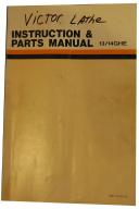 Victor-Victor 1640, Lathe Operations and Parts Manual-05
